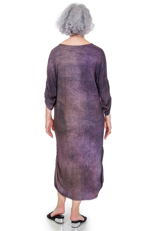 Rochie jerse cu pictura  Liza Panait Liza Panait Online Boutique